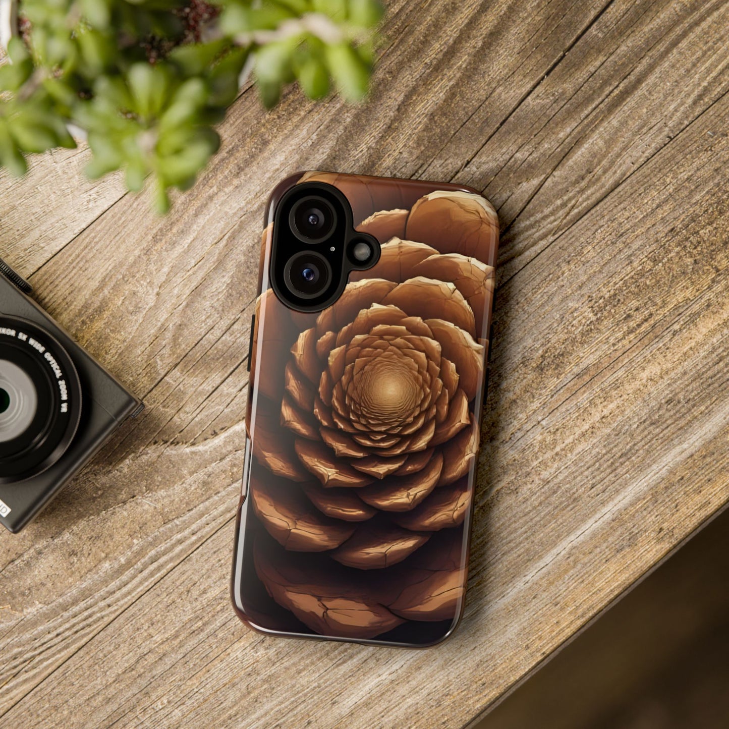 Forest Ember Case | Pinecone-Inspired Rustic Phone Protection