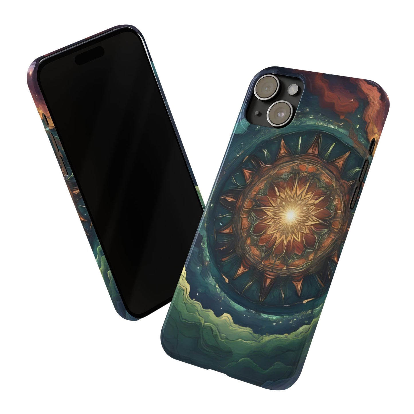 Celestial Mandala Case | Slim Glossy Astrological Phone Cover