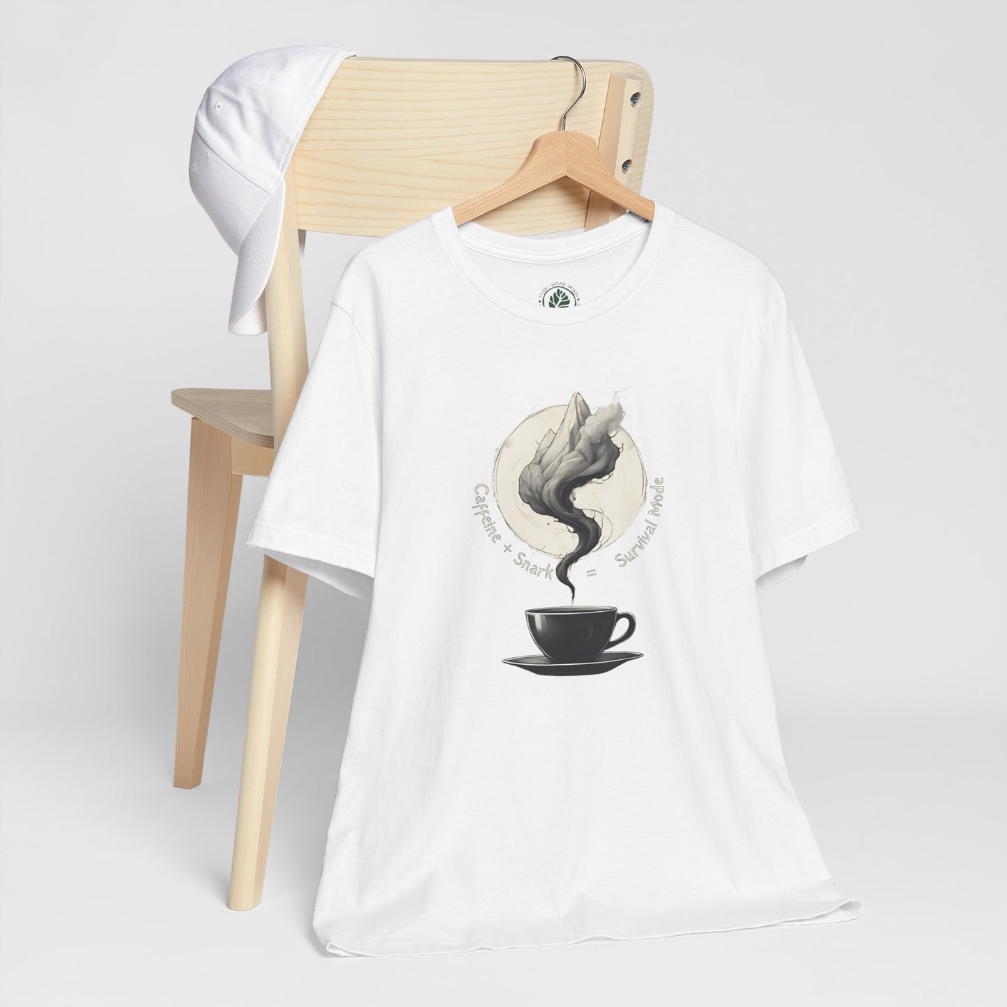Survival Mode Tee – Coffee, Peaks & Snark