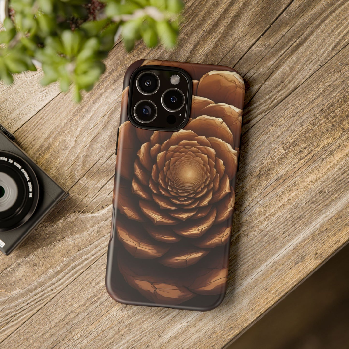 Forest Ember Case | Pinecone-Inspired Rustic Phone Protection