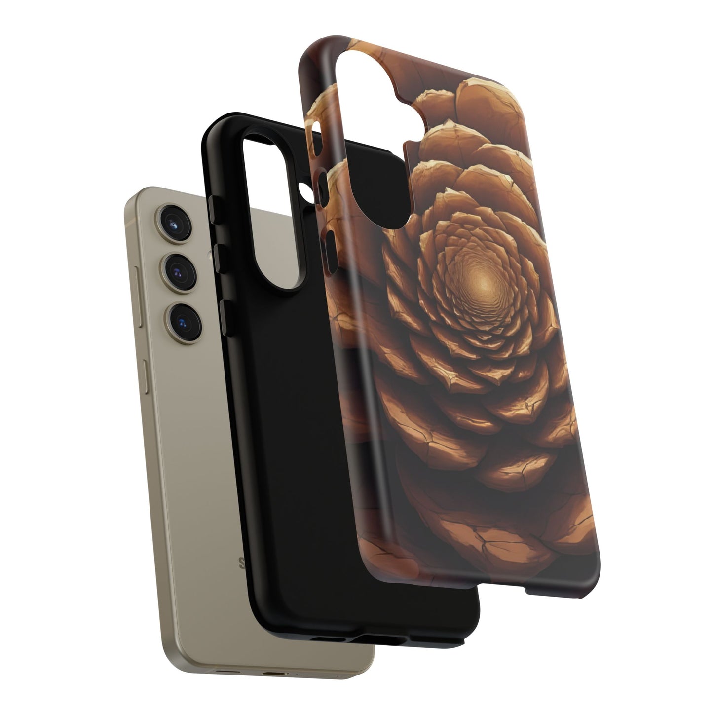 Forest Ember Case | Pinecone-Inspired Rustic Phone Protection