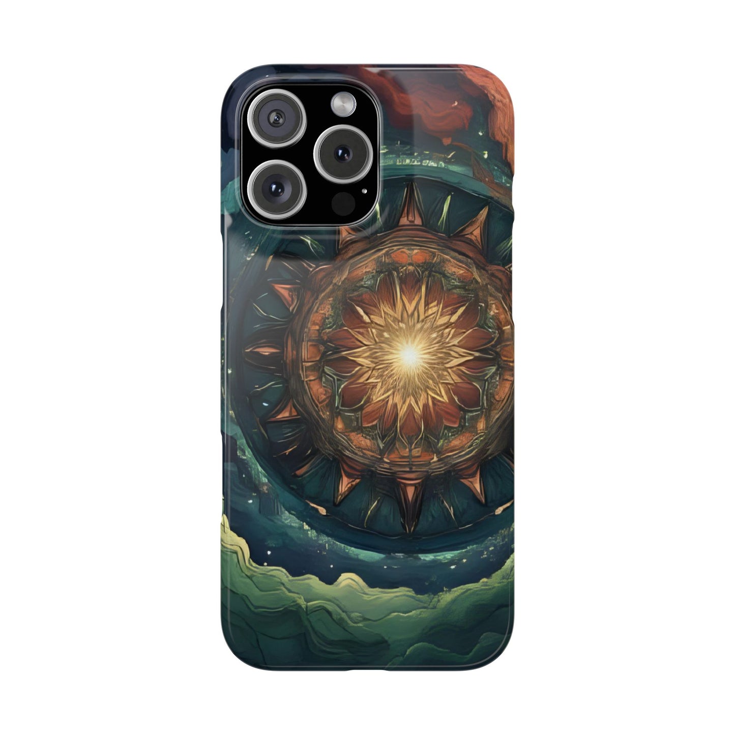 Celestial Mandala Case | Slim Glossy Astrological Phone Cover