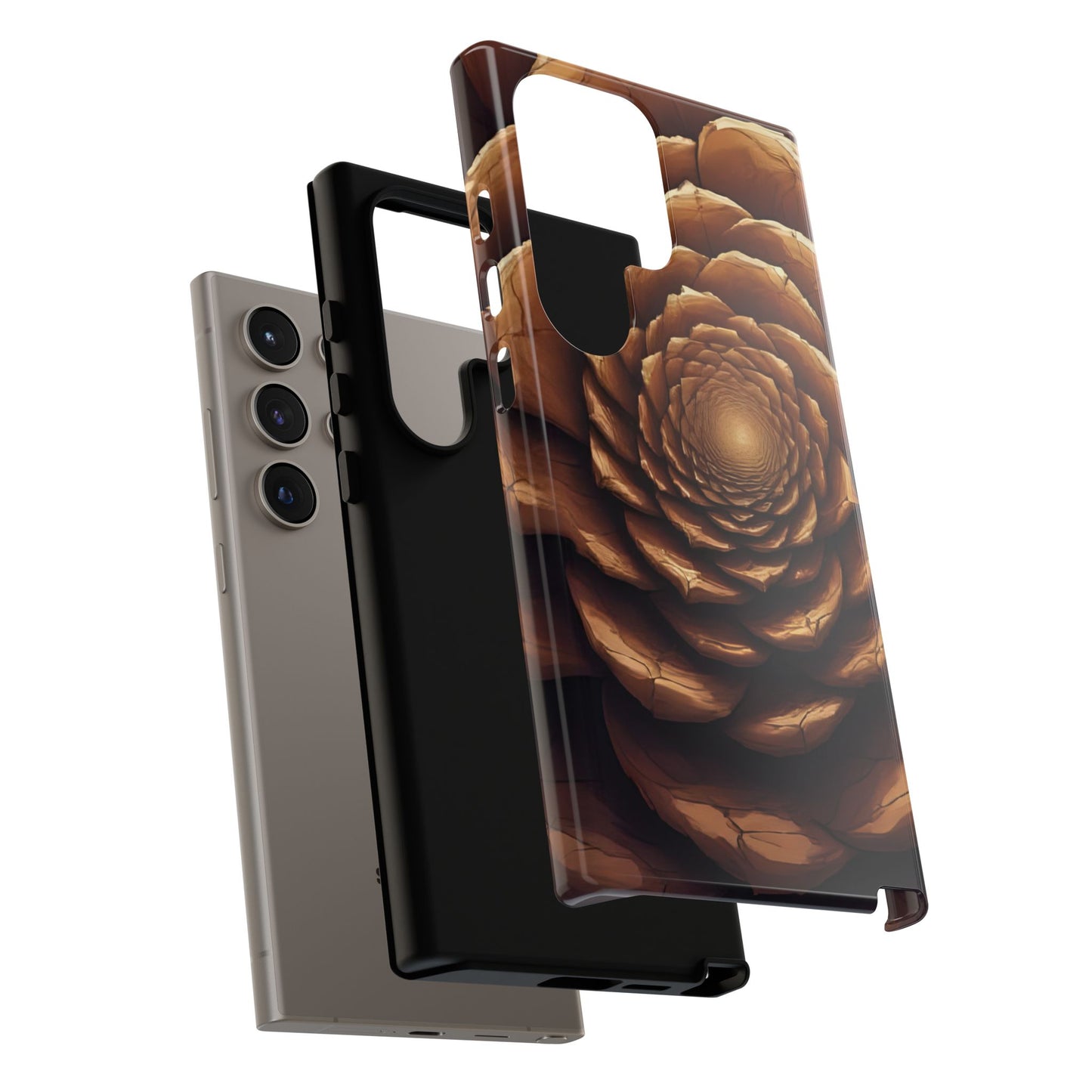 Forest Ember Case | Pinecone-Inspired Rustic Phone Protection