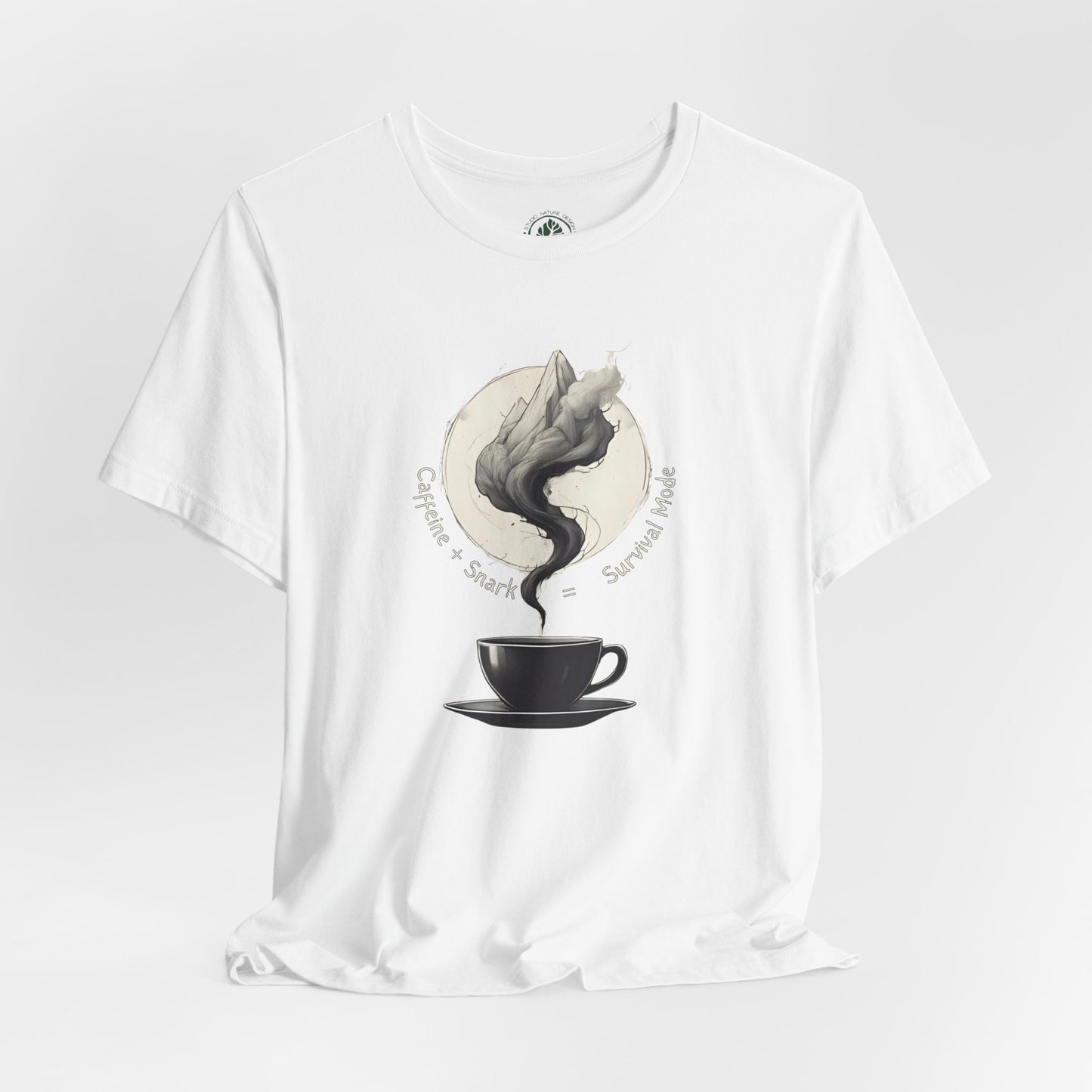 Survival Mode Tee – Coffee, Peaks & Snark