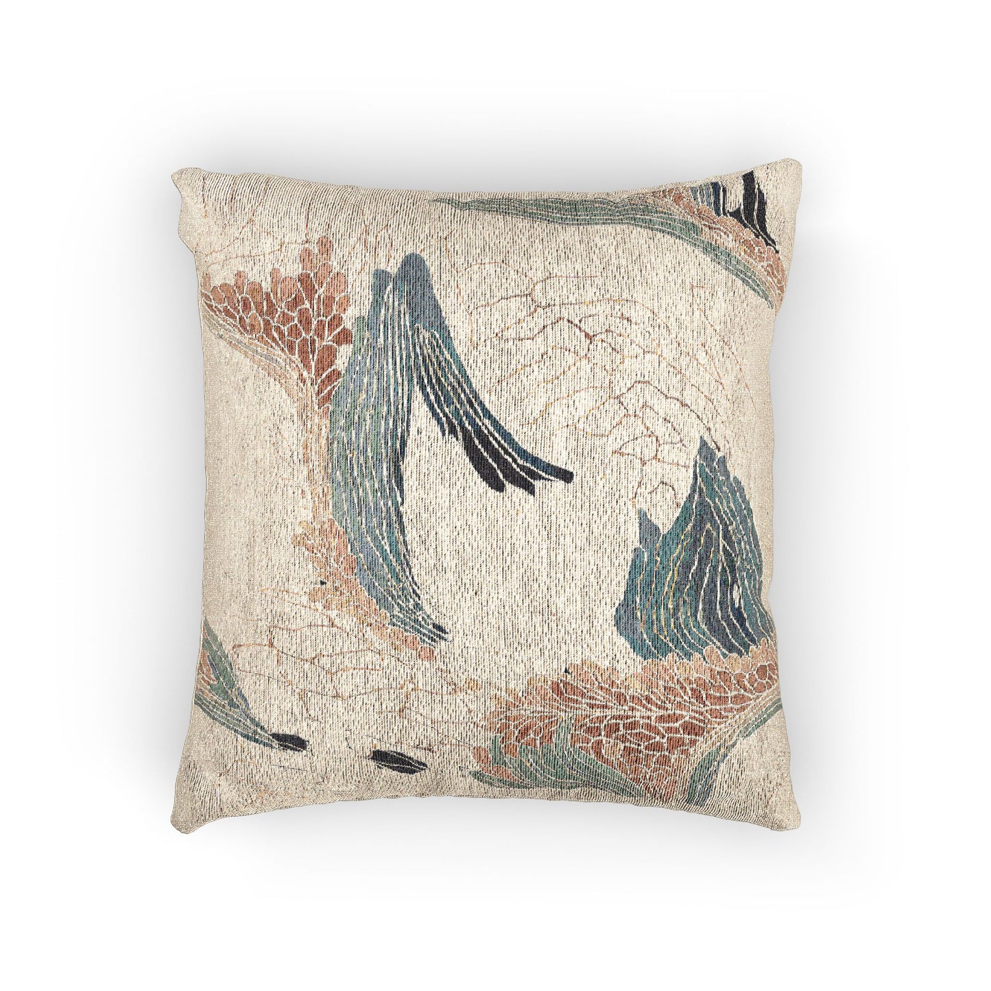 Bohemian Woven Pillow – Elegant Nature-Inspired Home Accent