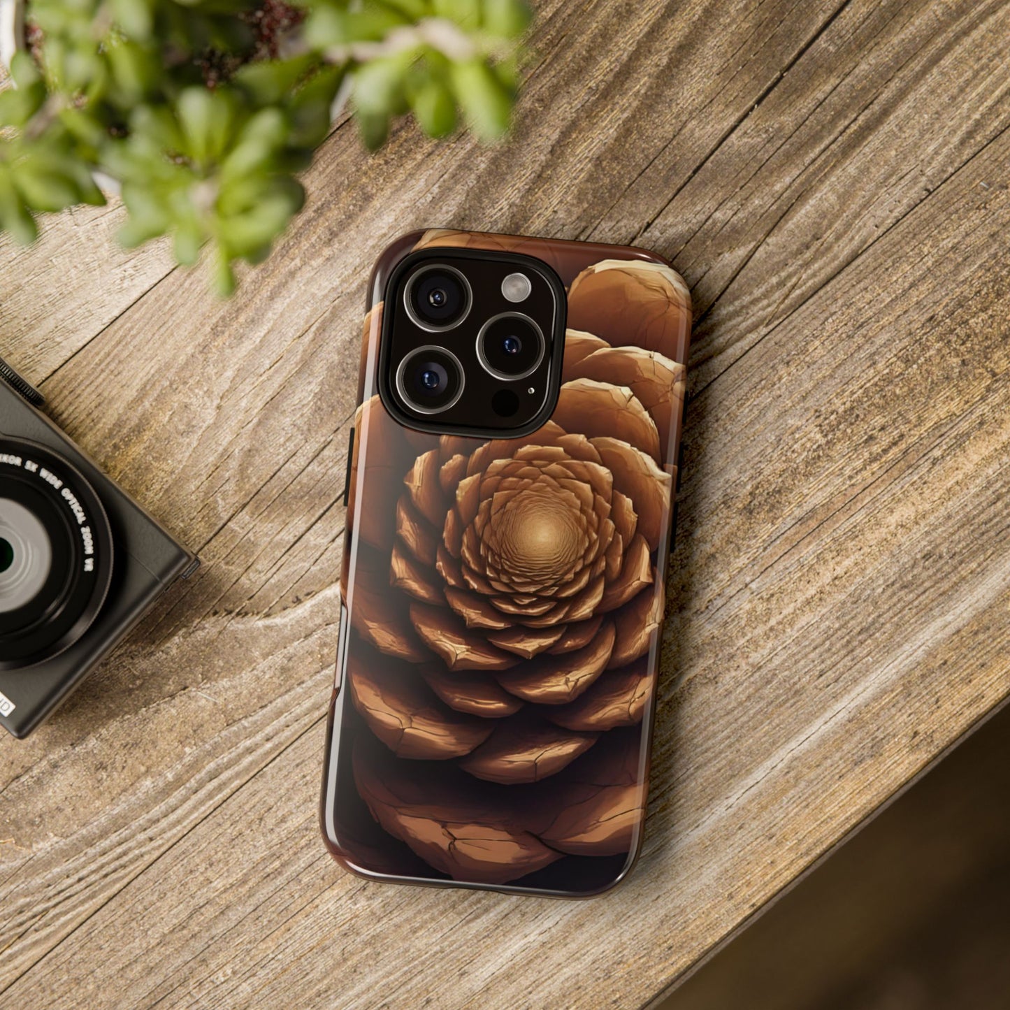 Forest Ember Case | Pinecone-Inspired Rustic Phone Protection