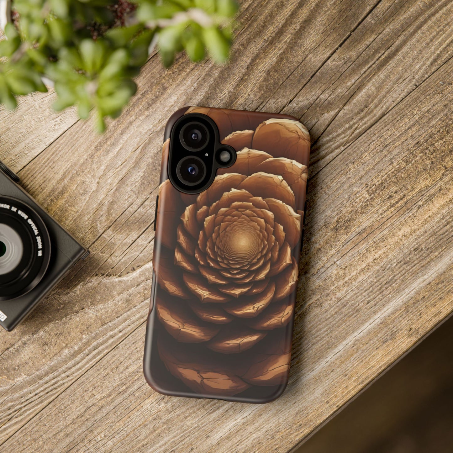 Forest Ember Case | Pinecone-Inspired Rustic Phone Protection