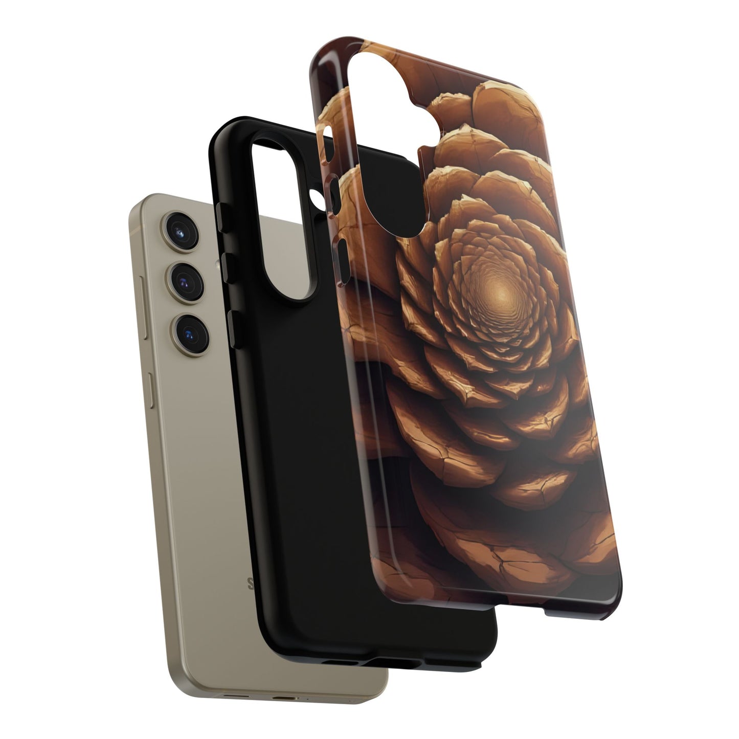 Forest Ember Case | Pinecone-Inspired Rustic Phone Protection