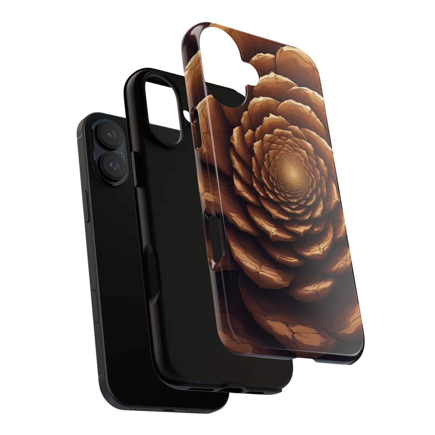 Forest Ember Case | Pinecone-Inspired Rustic Phone Protection