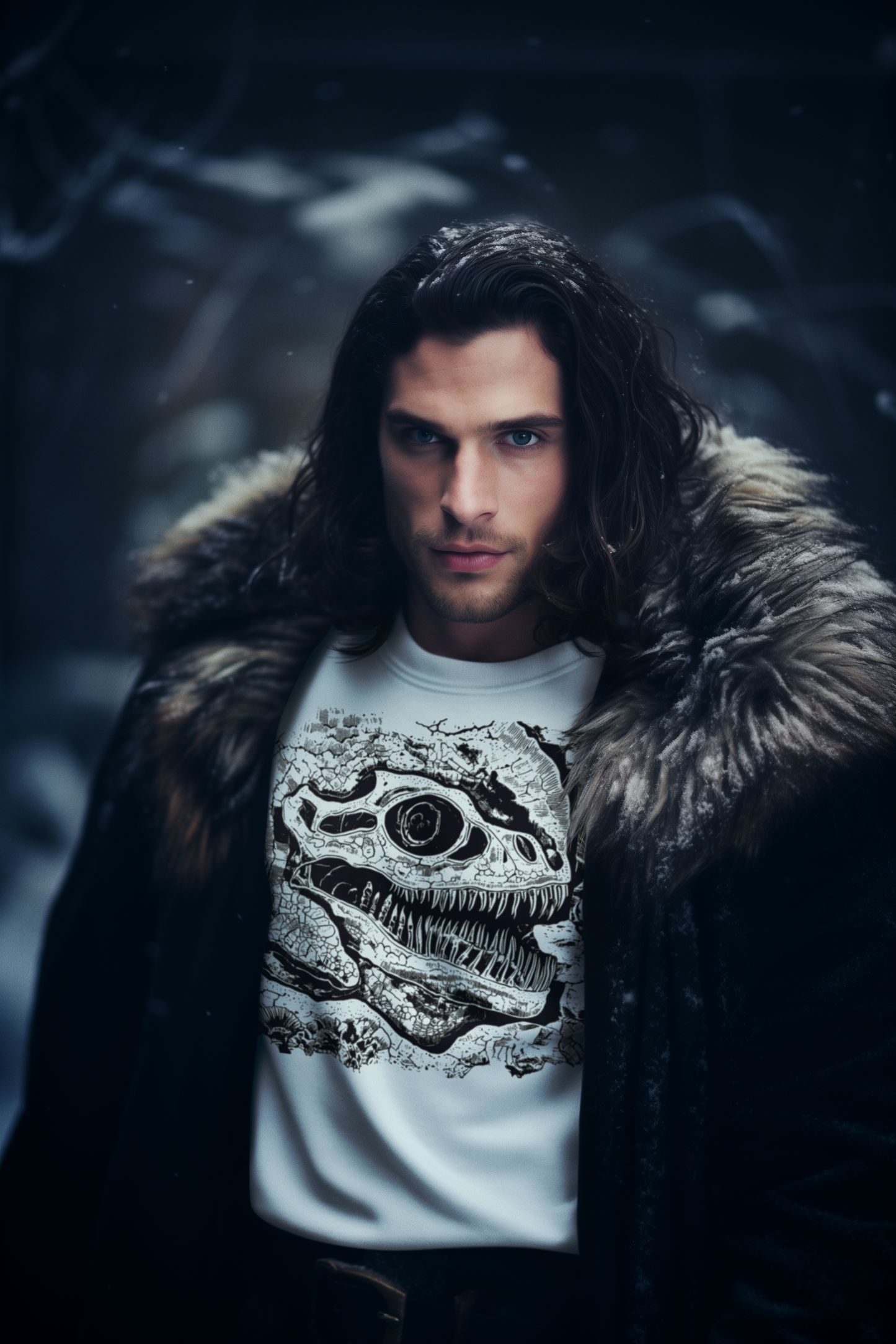 Dinosaur Skull Sweatshirt