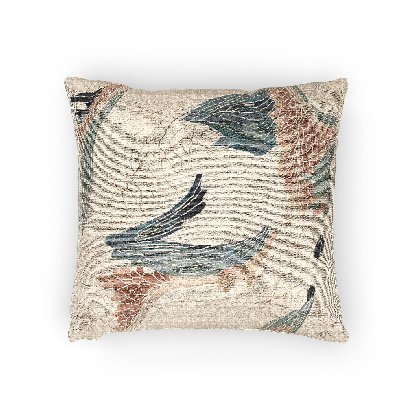 Bohemian Woven Pillow – Elegant Nature-Inspired Home Accent