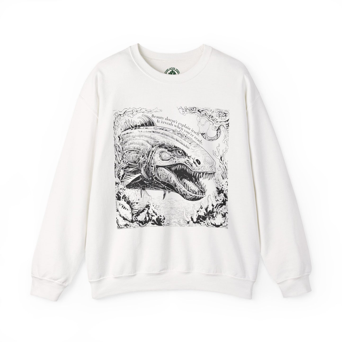 Beauty doesn’t explain itself – Filigree Sea Creature Sweatshirt