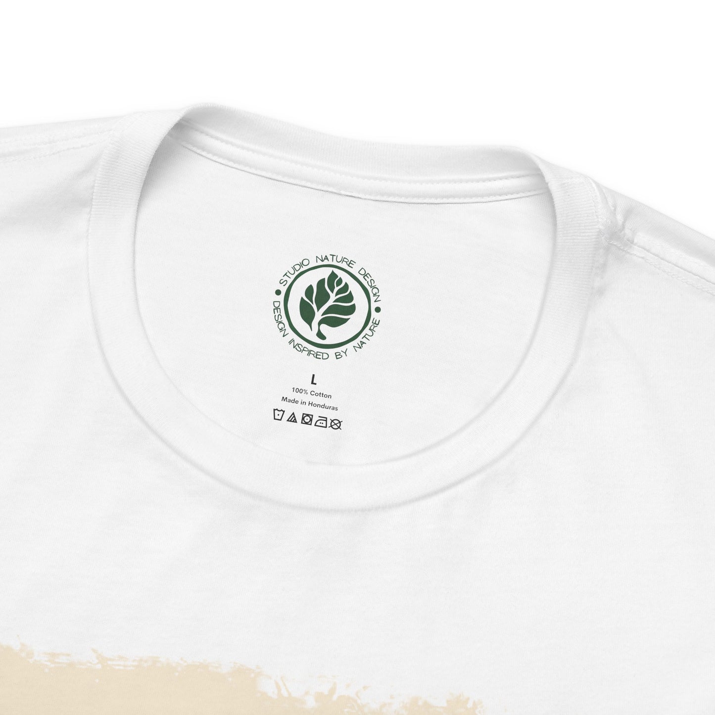 Dune Bloom T-Shirt - Minimalist Desert Wind Lines, Ethereal Earth Tones