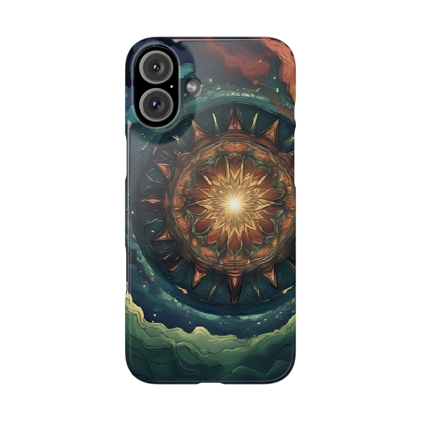 Celestial Mandala Case | Slim Glossy Astrological Phone Cover