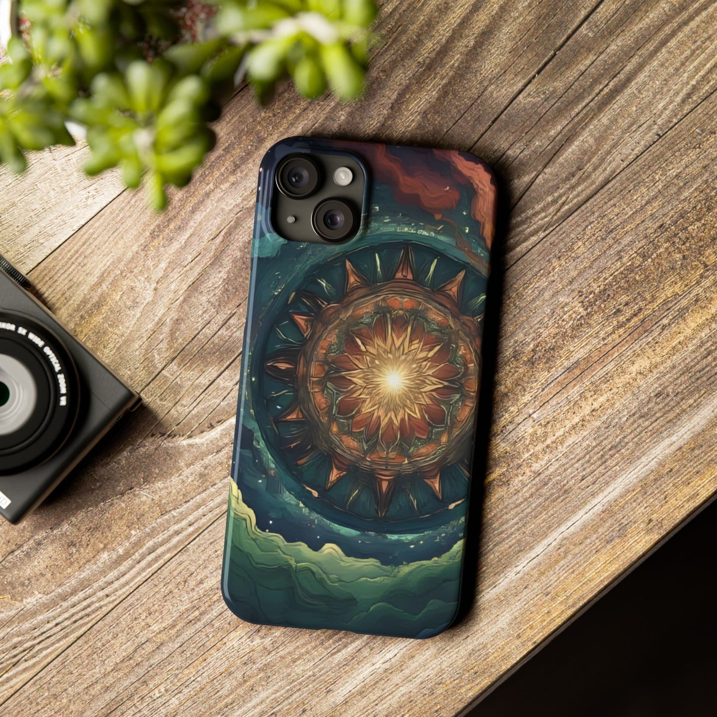Celestial Mandala Case | Slim Glossy Astrological Phone Cover