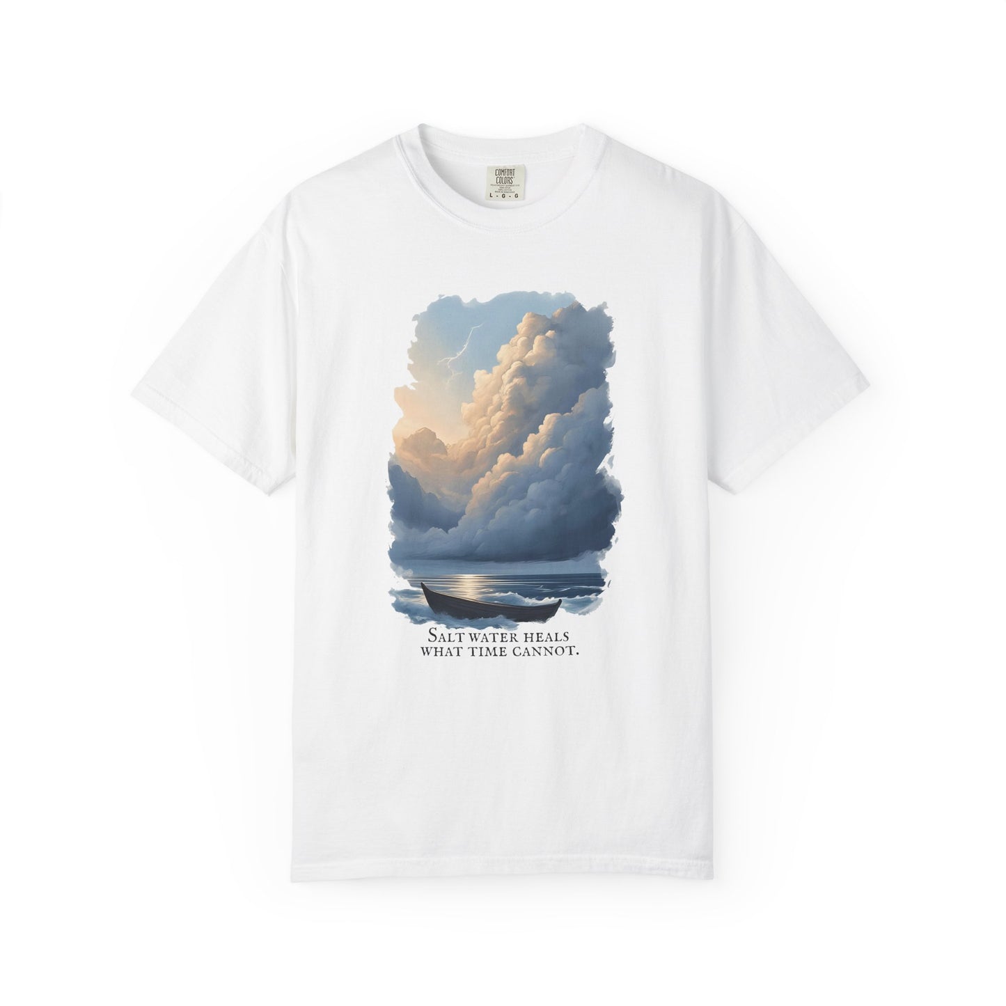 Salt Water Heals What Time Cannot – Nature Poem Tee
