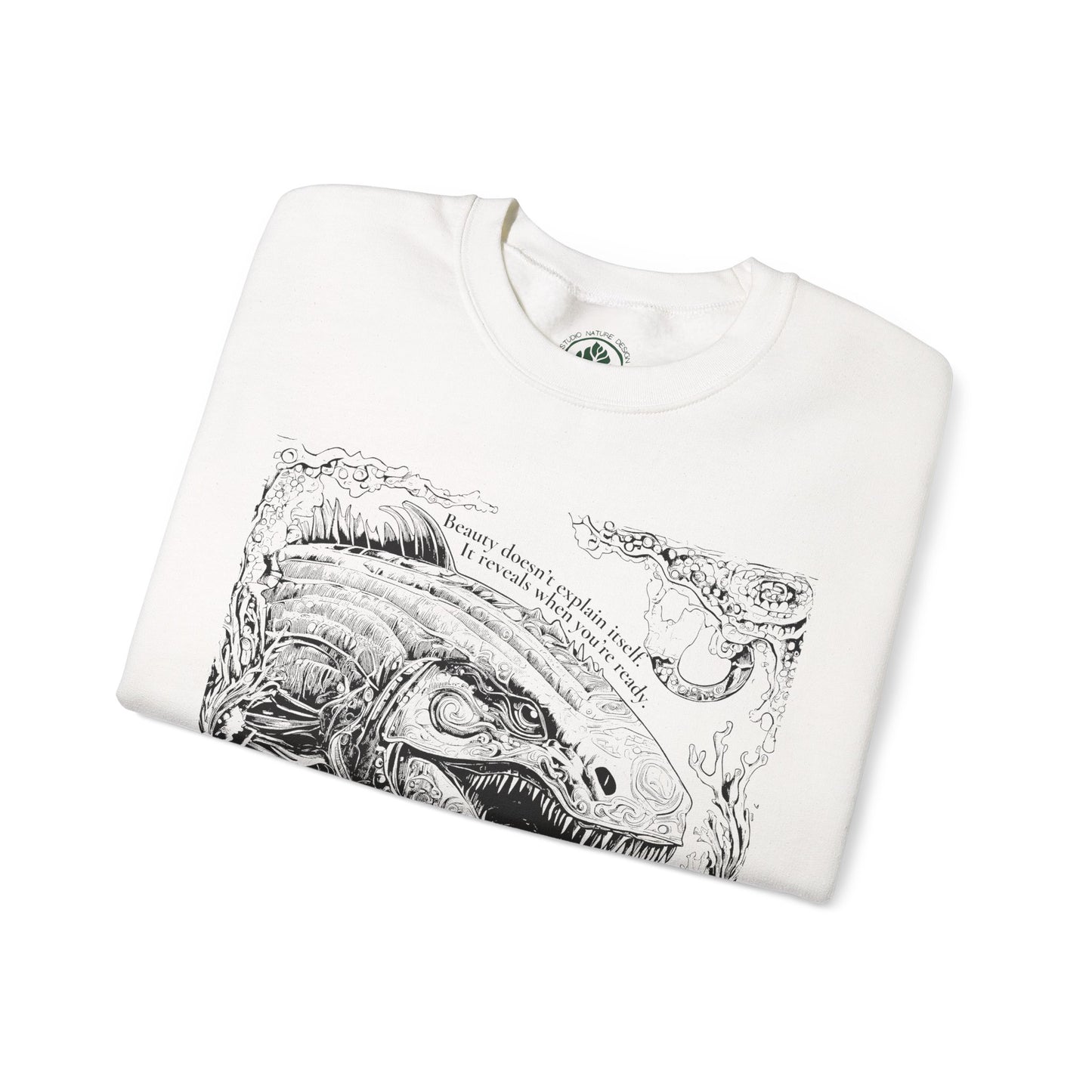Beauty doesn’t explain itself – Filigree Sea Creature Sweatshirt
