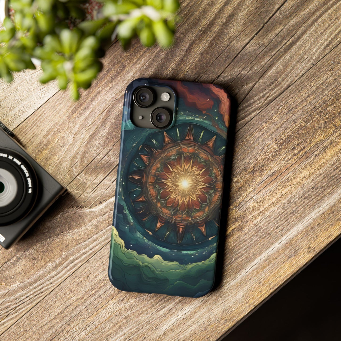 Celestial Mandala Case | Slim Glossy Astrological Phone Cover