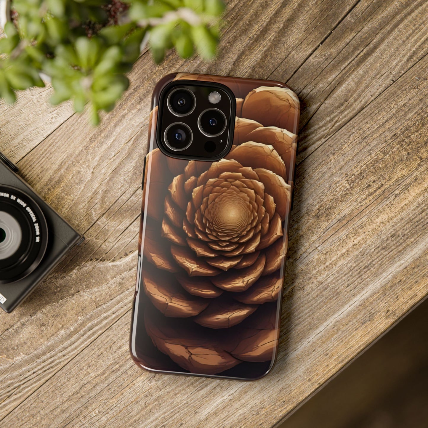 Forest Ember Case | Pinecone-Inspired Rustic Phone Protection
