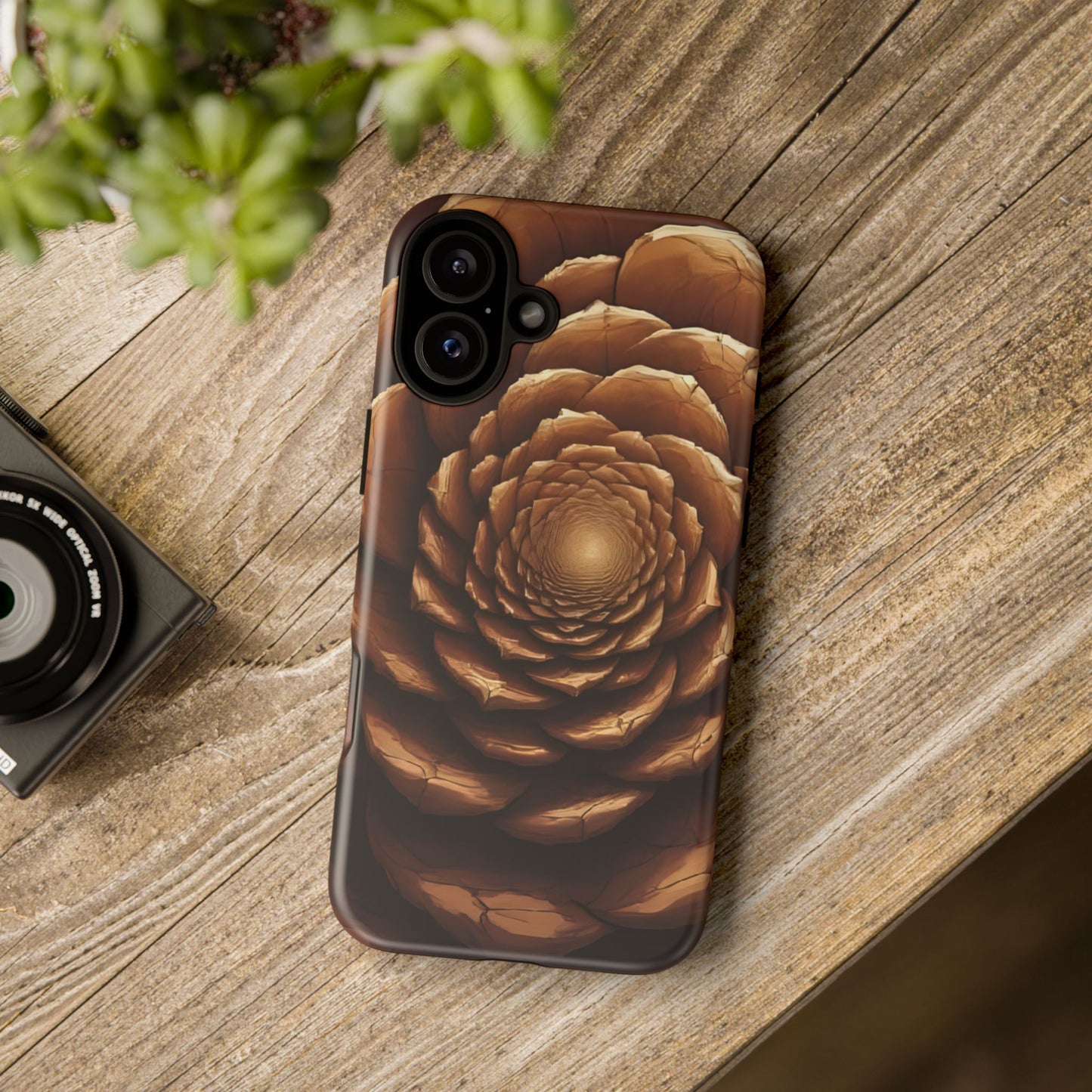 Forest Ember Case | Pinecone-Inspired Rustic Phone Protection