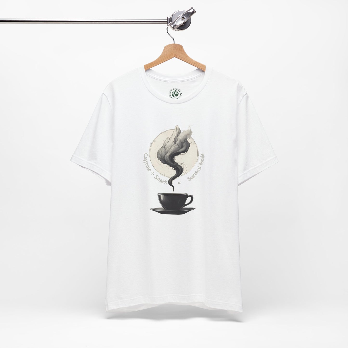 Survival Mode Tee – Coffee, Peaks & Snark