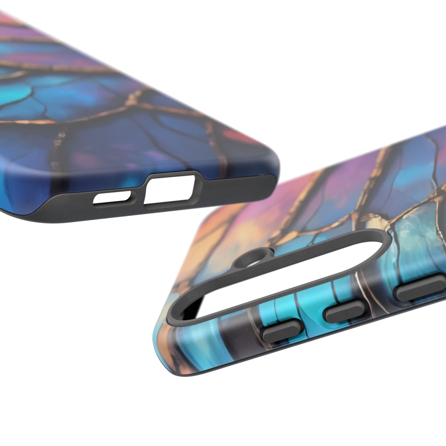 Morpho Glow Case | Iridescent Blue, Purple & Orange Impact-Resistant Phone Case