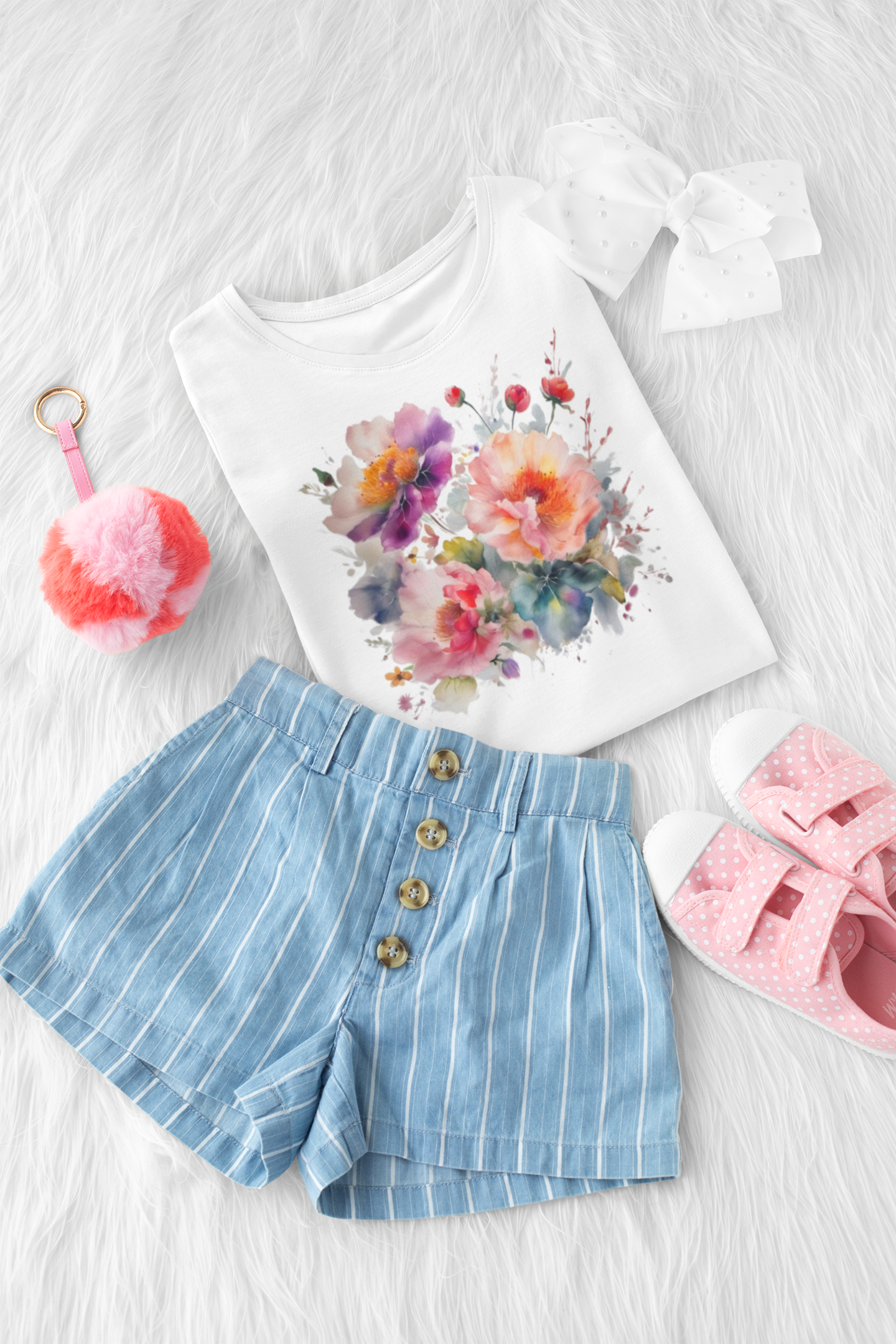 Watercolor Flowers T-shirt