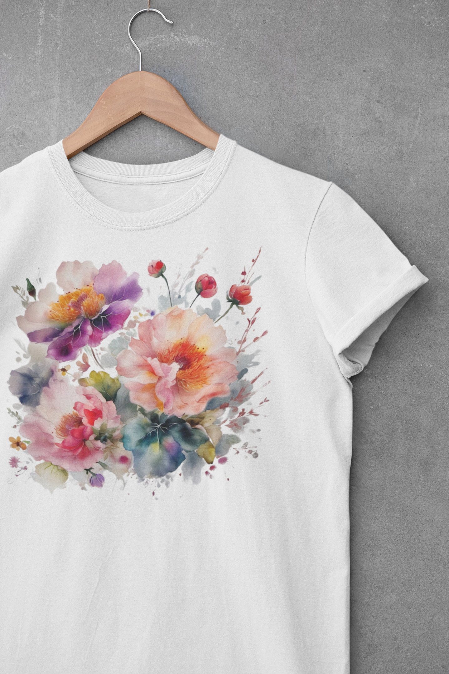 Watercolor Flowers T-shirt