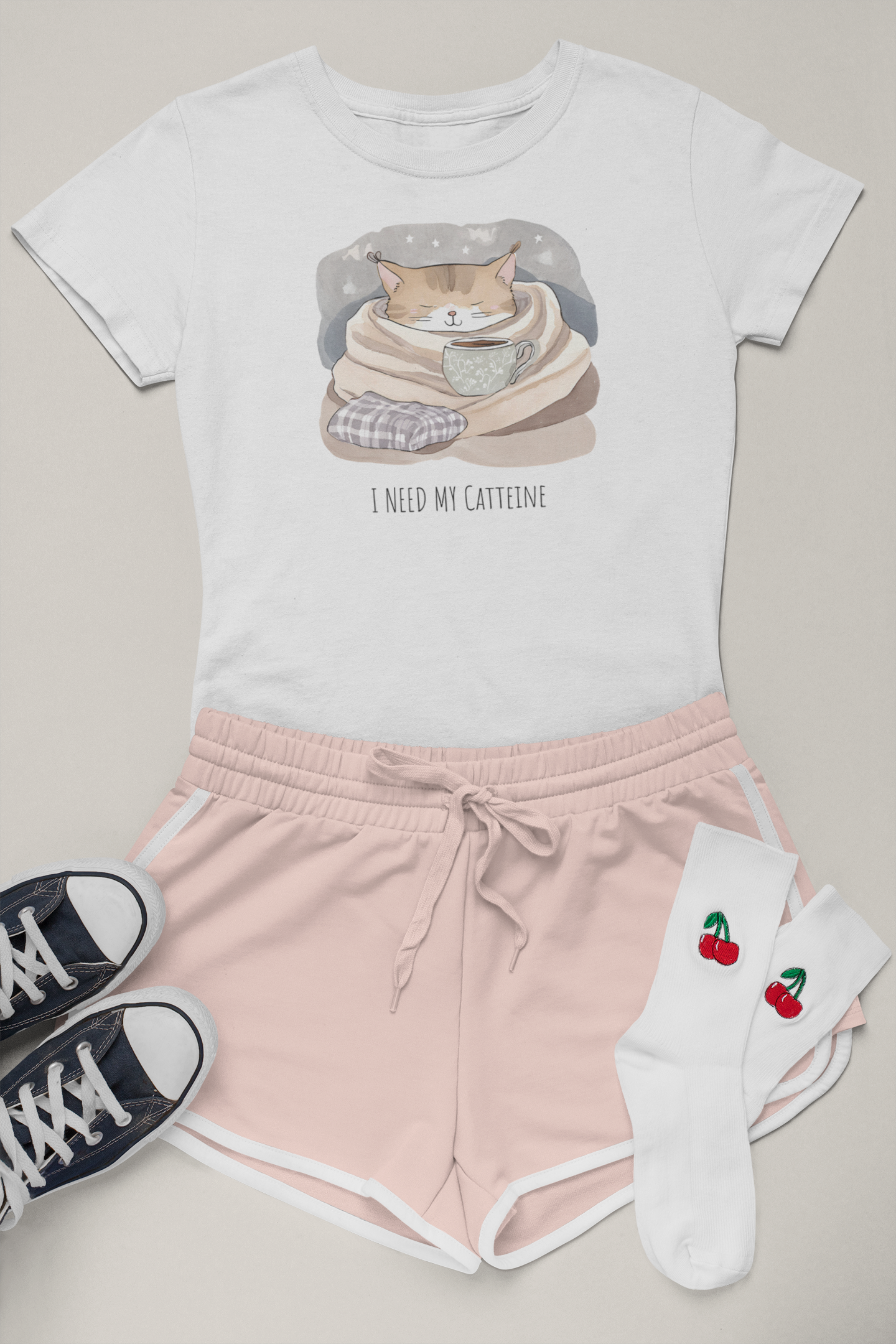 I Need My Catteine Tee