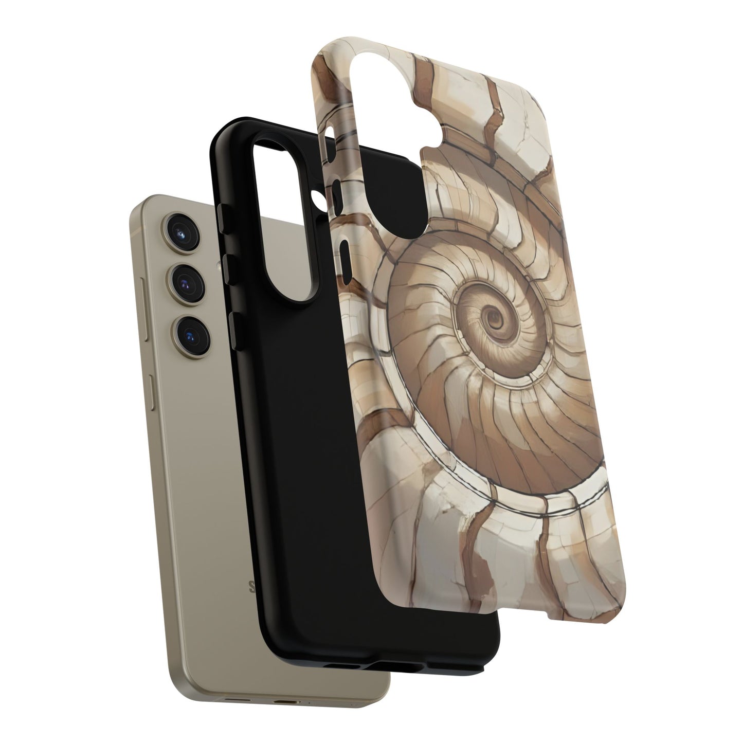 Spiral Shell Case | Ocean-Inspired Flow & Protection