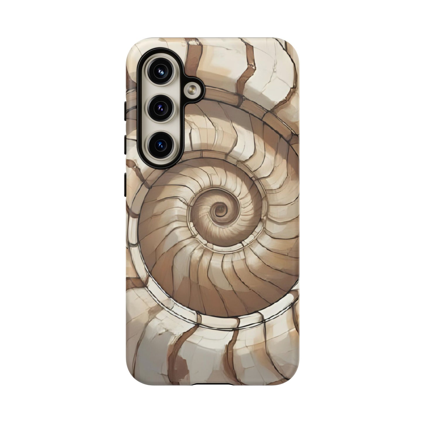 Spiral Shell Case | Ocean-Inspired Flow & Protection