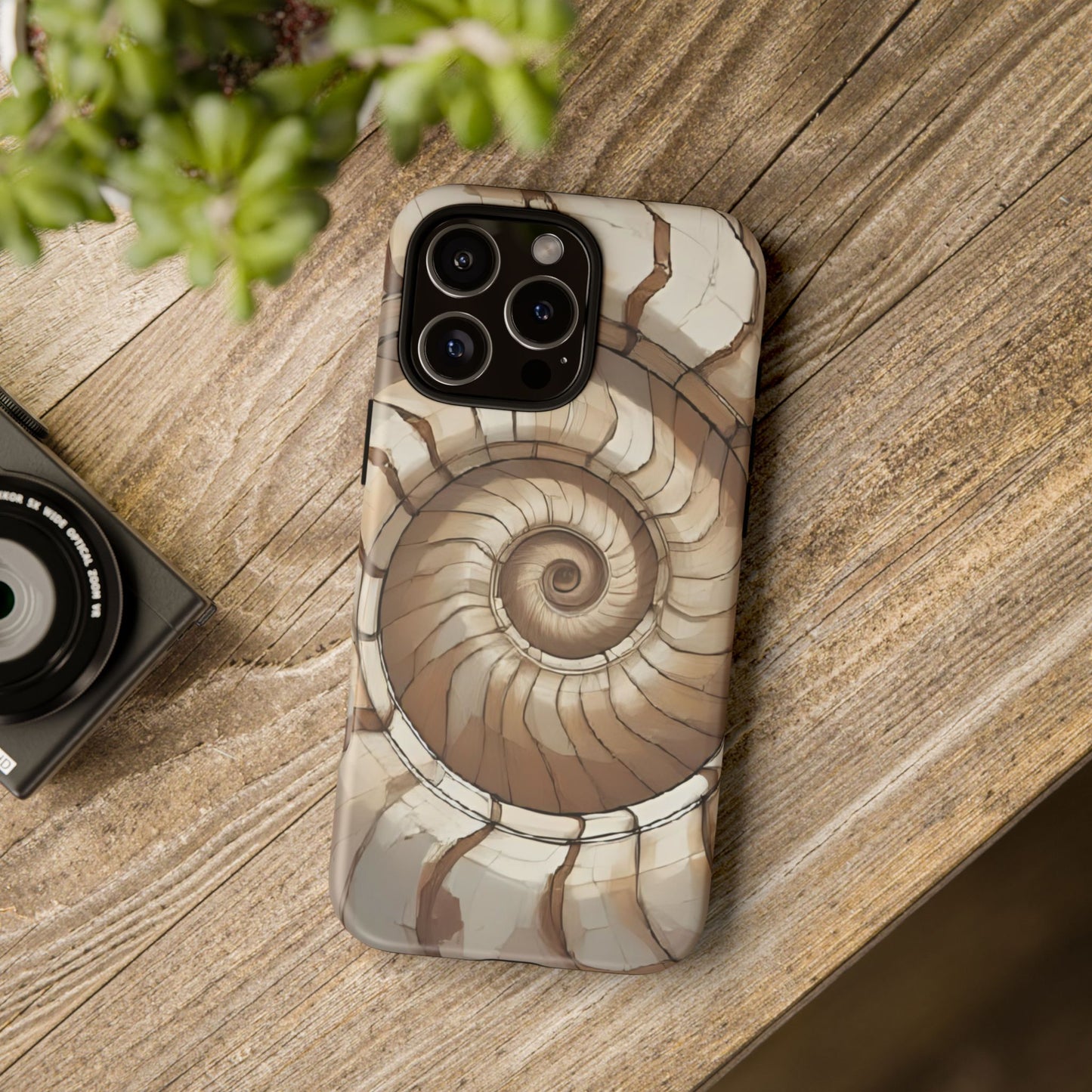 Spiral Shell Case | Ocean-Inspired Flow & Protection