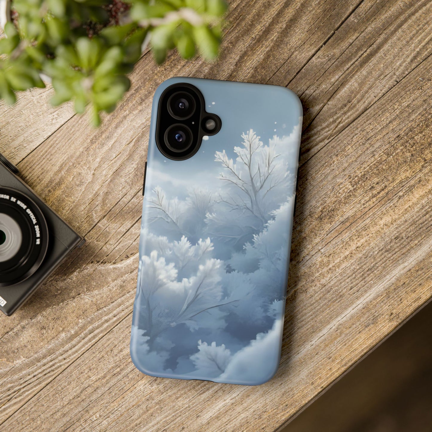 Frostglow Branch Case | Subtle Winter Beauty, Strong Everyday Protection