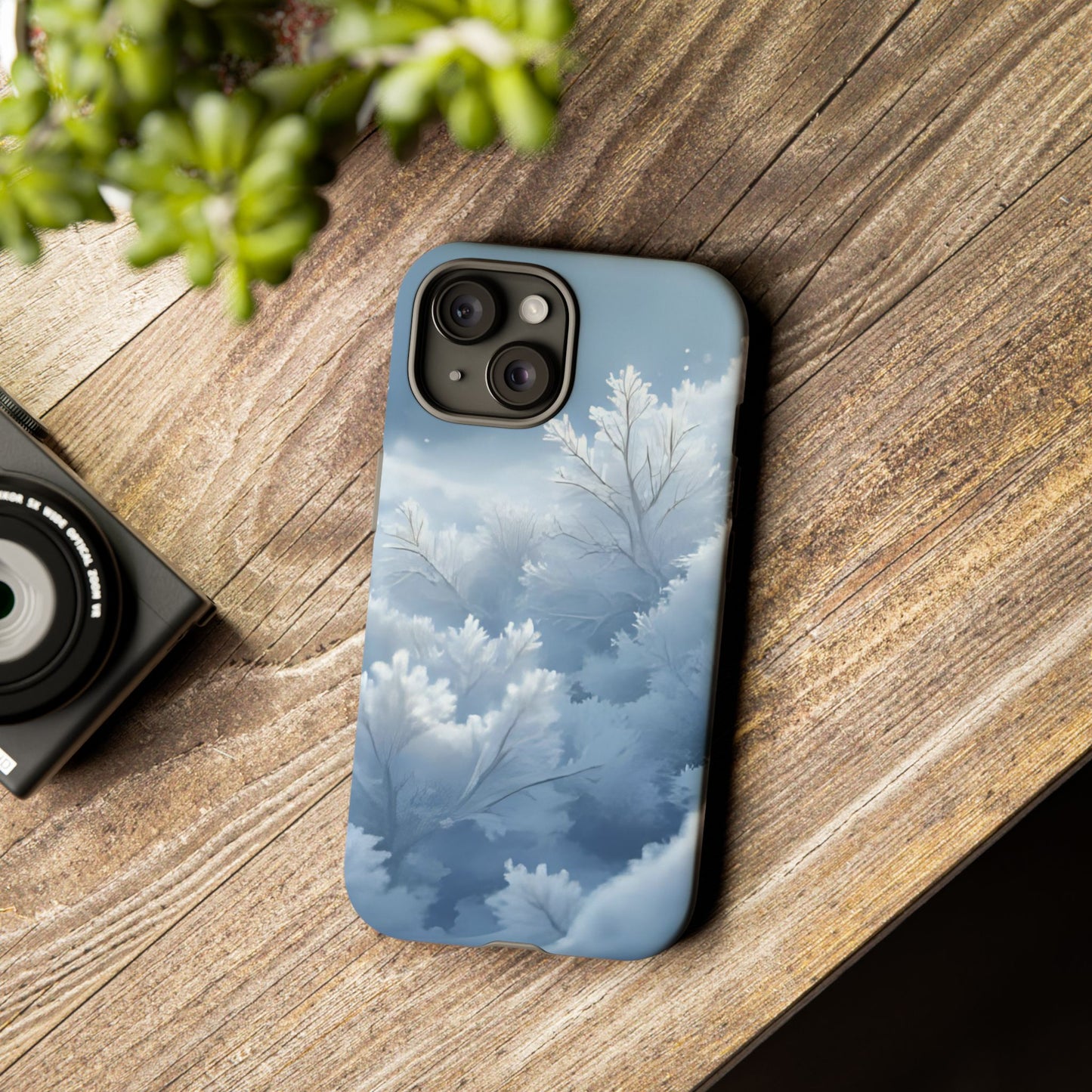 Frostglow Branch Case | Subtle Winter Beauty, Strong Everyday Protection