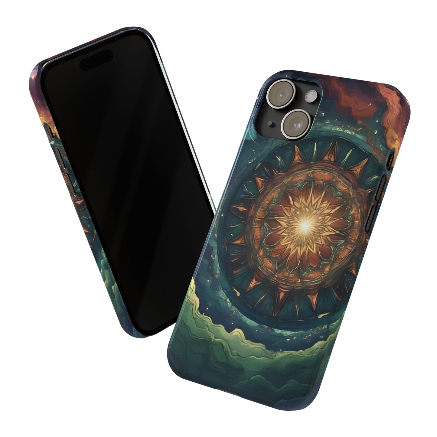 Celestial Mandala Case | Slim Glossy Astrological Phone Cover