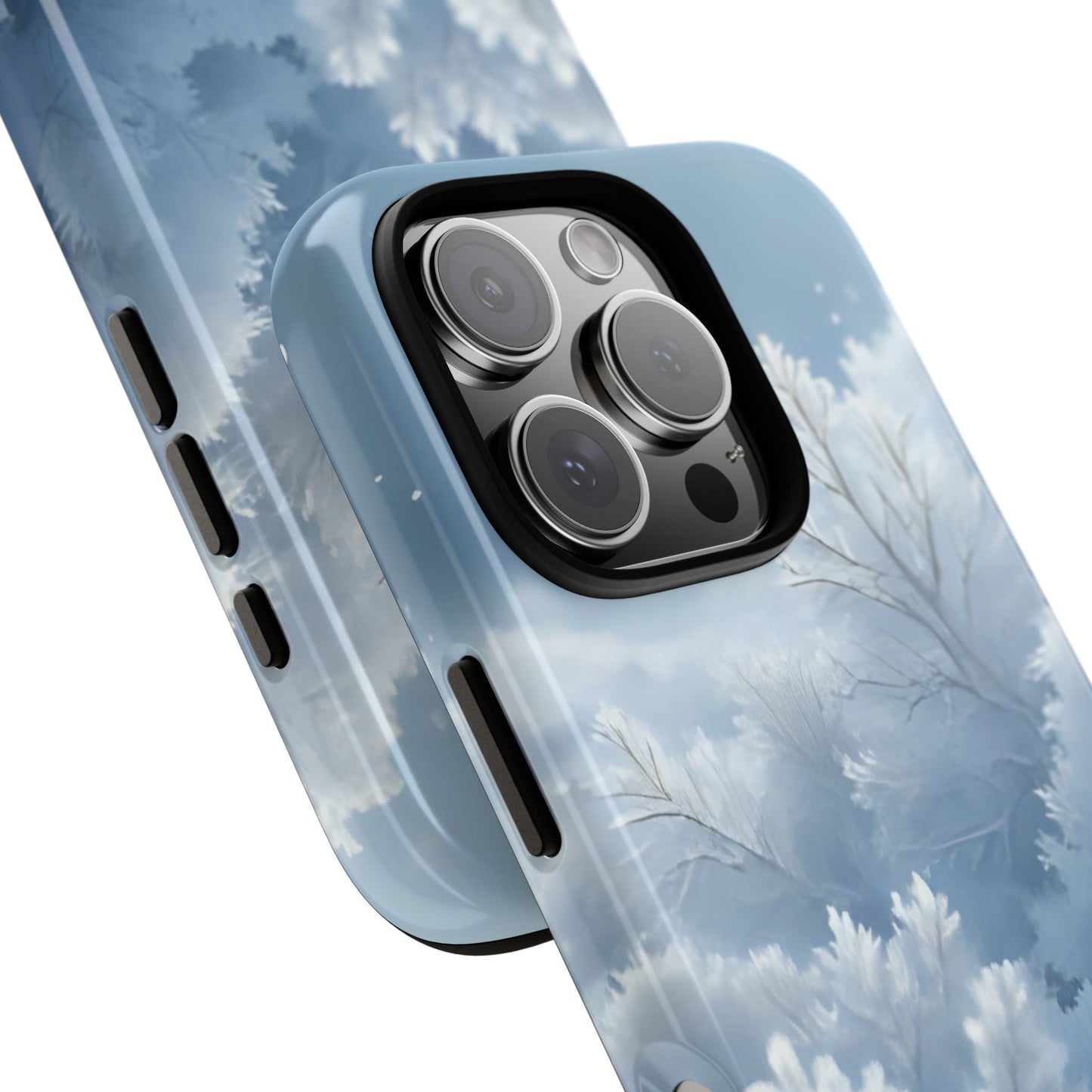 Frostglow Branch Case | Subtle Winter Beauty, Strong Everyday Protection