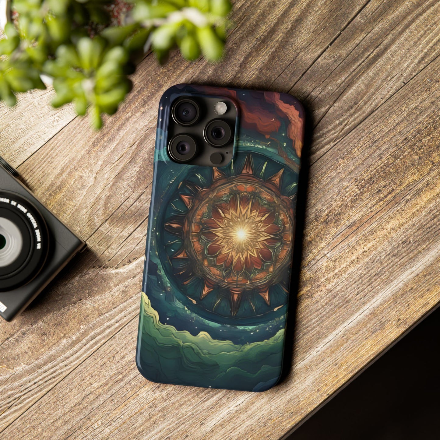 Celestial Mandala Case | Slim Glossy Astrological Phone Cover
