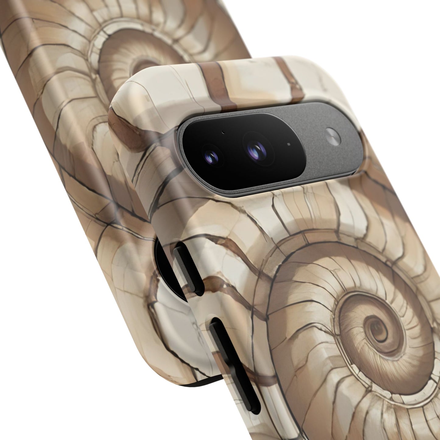 Spiral Shell Case | Ocean-Inspired Flow & Protection