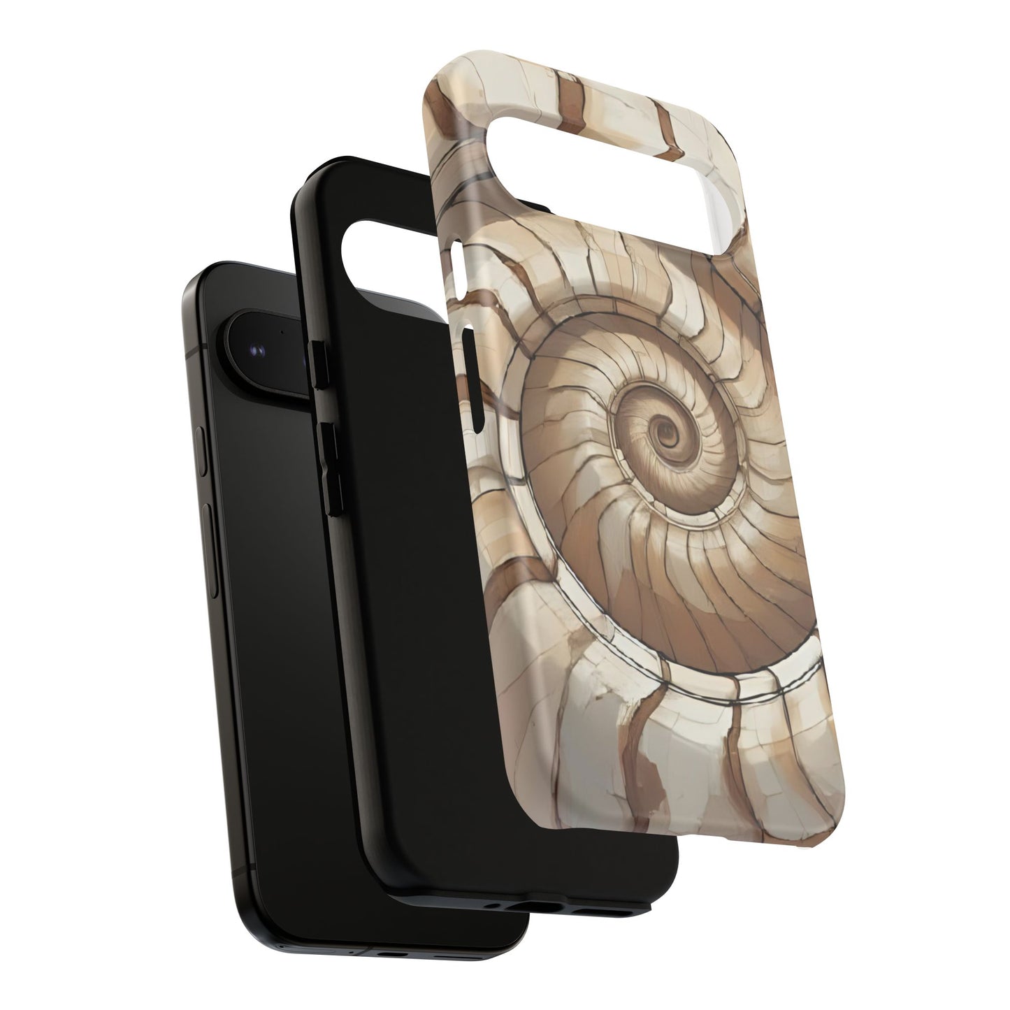 Spiral Shell Case | Ocean-Inspired Flow & Protection