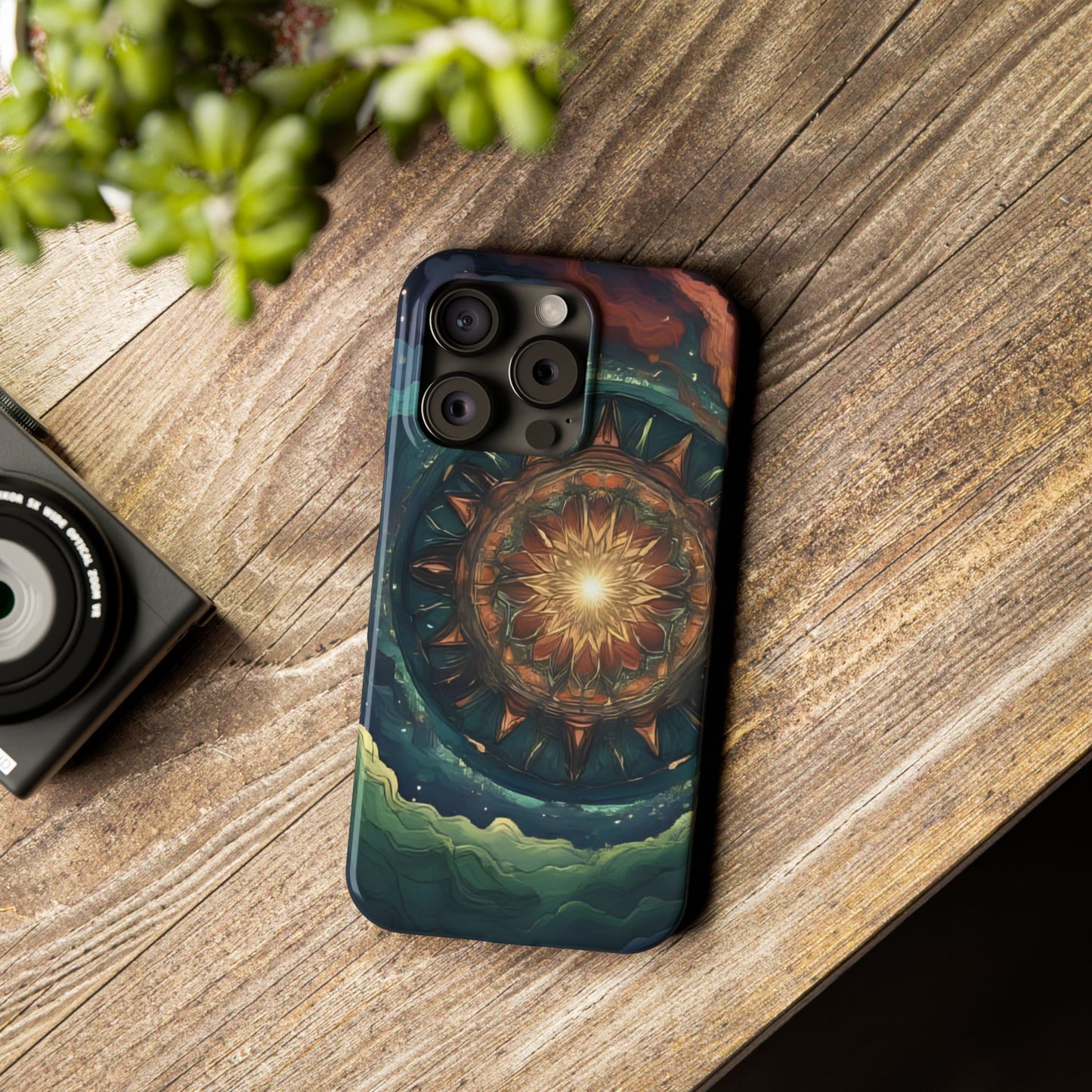Celestial Mandala Case | Slim Glossy Astrological Phone Cover