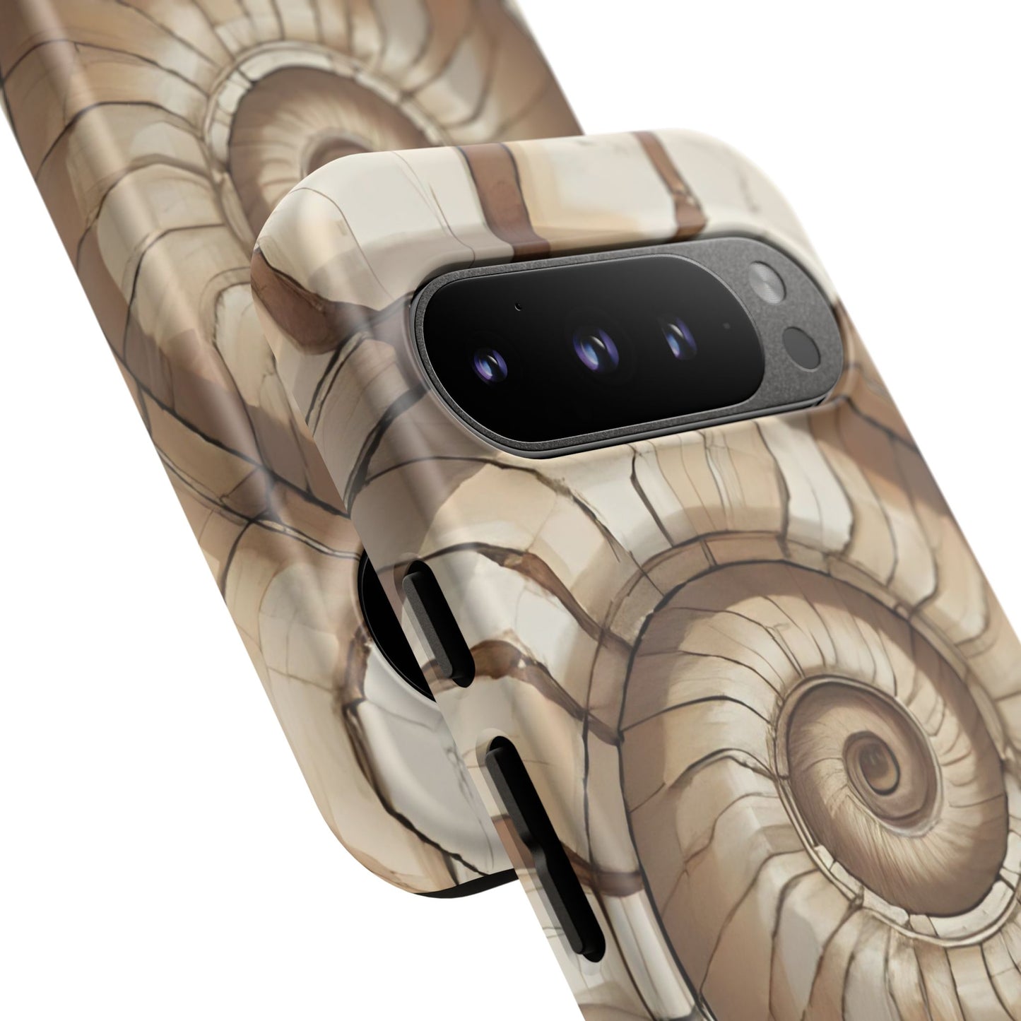 Spiral Shell Case | Ocean-Inspired Flow & Protection