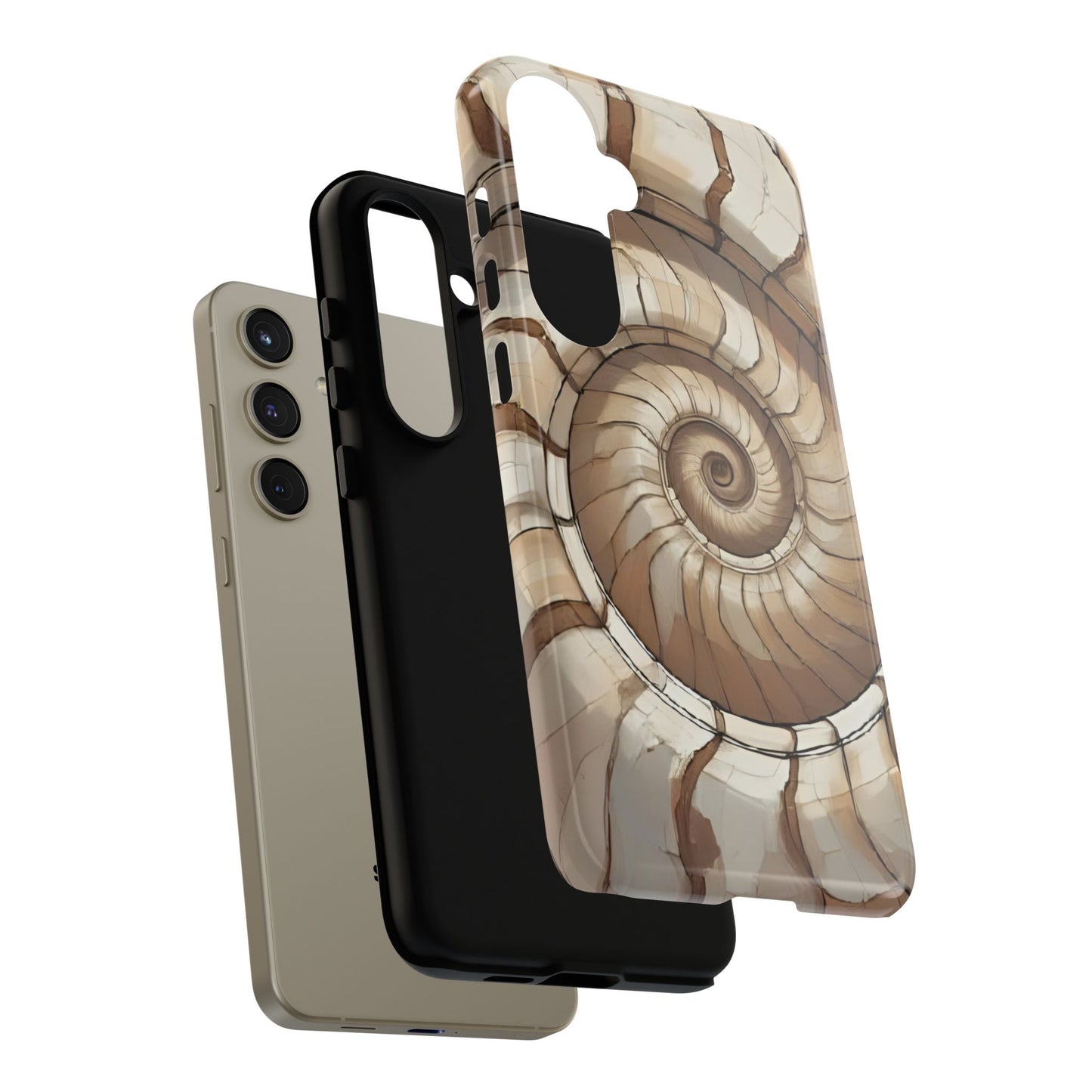 Spiral Shell Case | Ocean-Inspired Flow & Protection