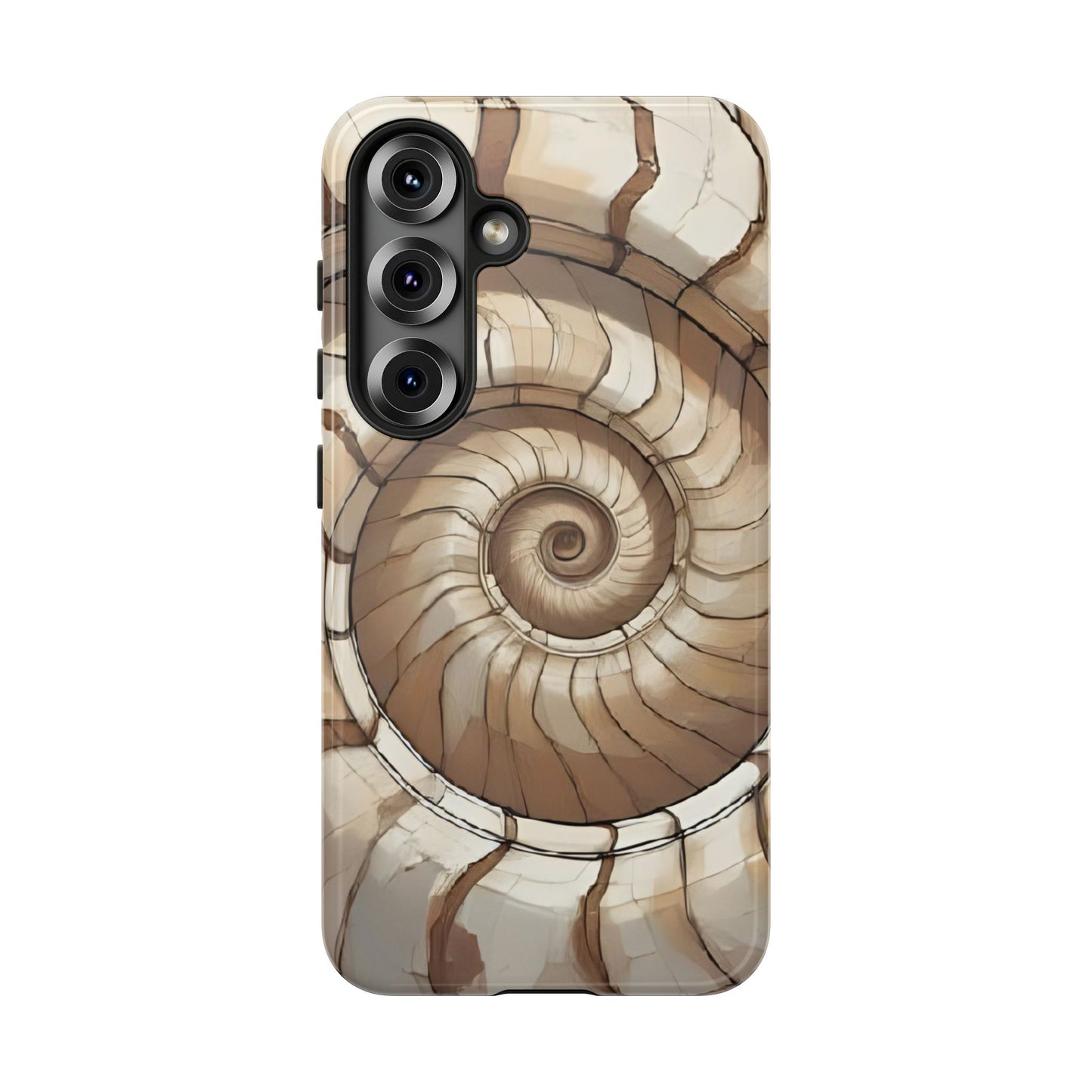 Spiral Shell Case | Ocean-Inspired Flow & Protection