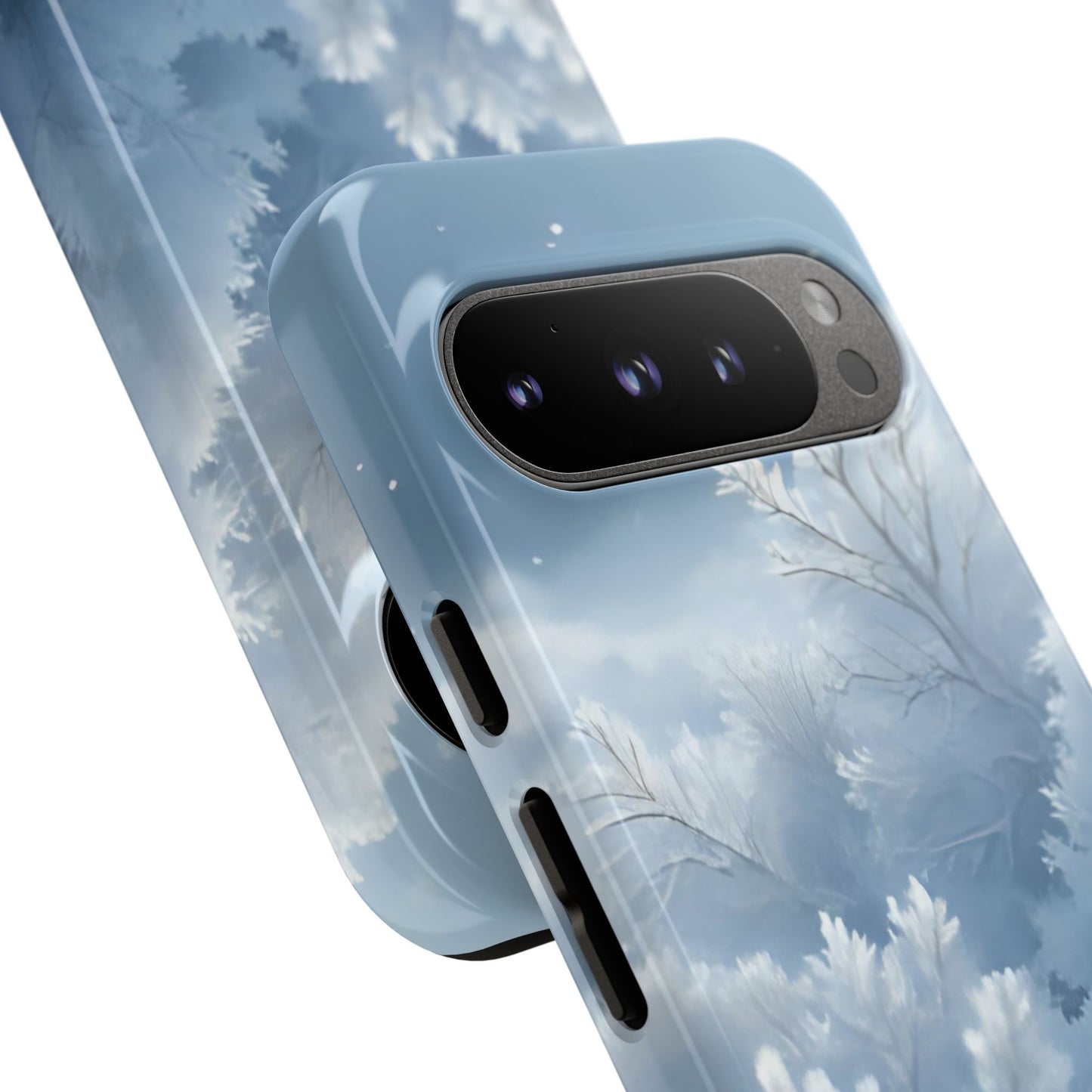 Frostglow Branch Case | Subtle Winter Beauty, Strong Everyday Protection