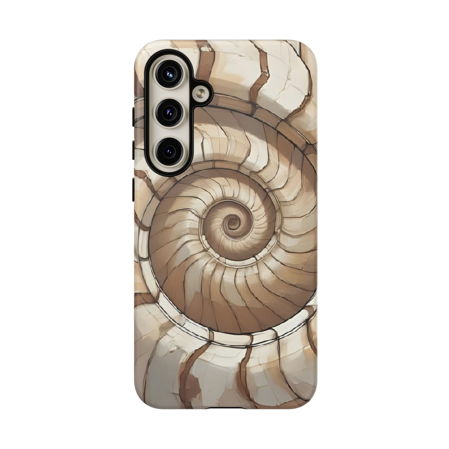 Spiral Shell Case | Ocean-Inspired Flow & Protection