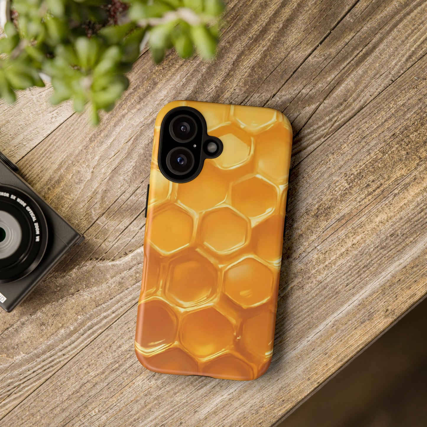 Golden Hive Case | Honeycomb-Inspired Tough Protection