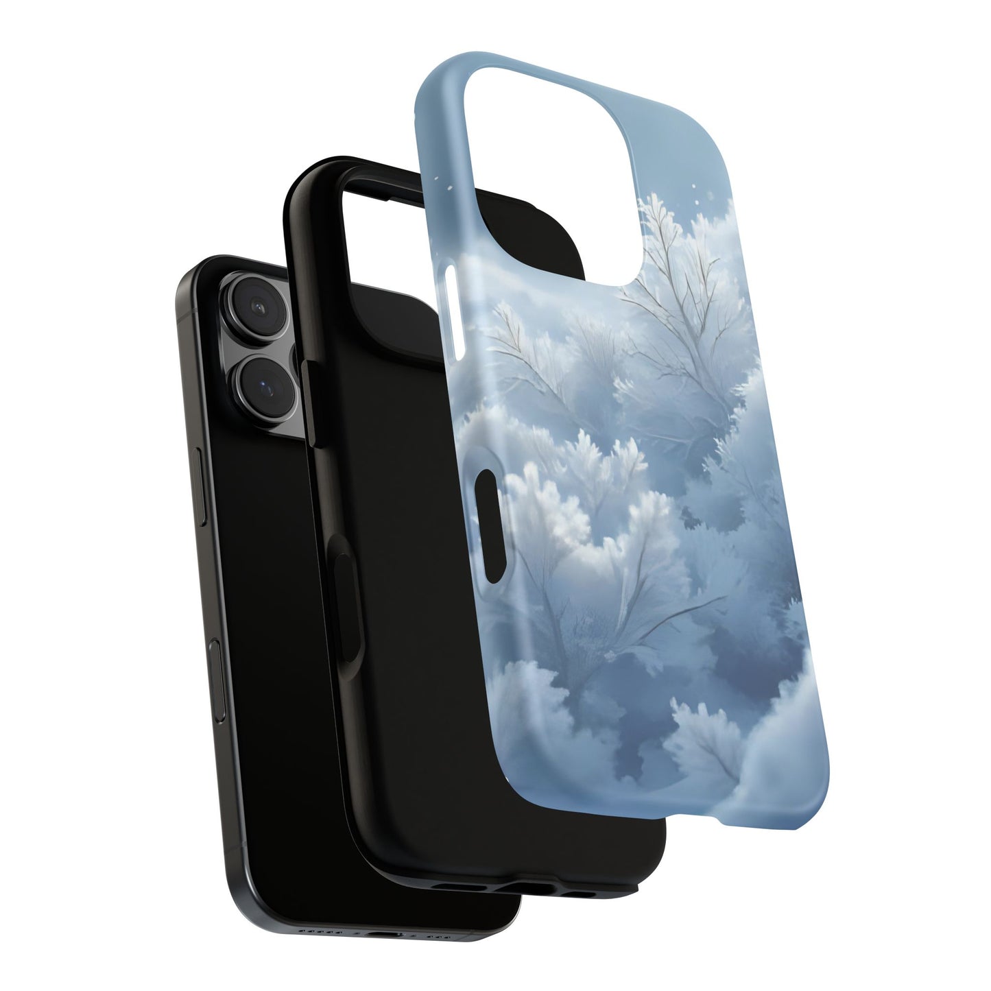 Frostglow Branch Case | Subtle Winter Beauty, Strong Everyday Protection