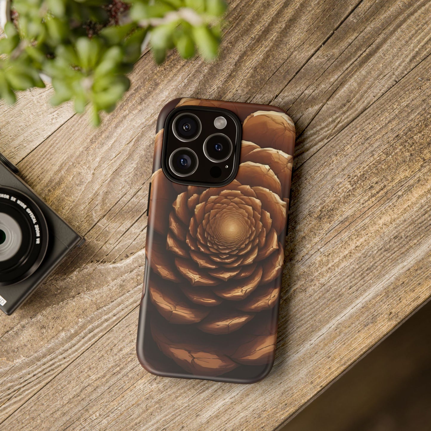 Forest Ember Case | Pinecone-Inspired Rustic Phone Protection