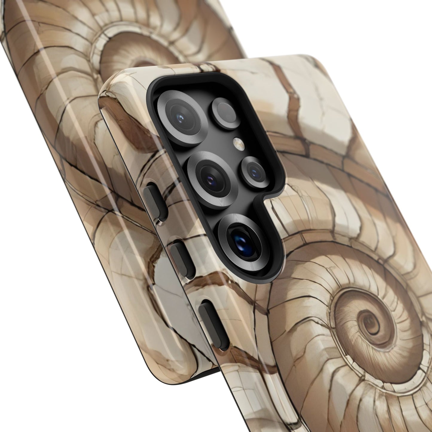Spiral Shell Case | Ocean-Inspired Flow & Protection