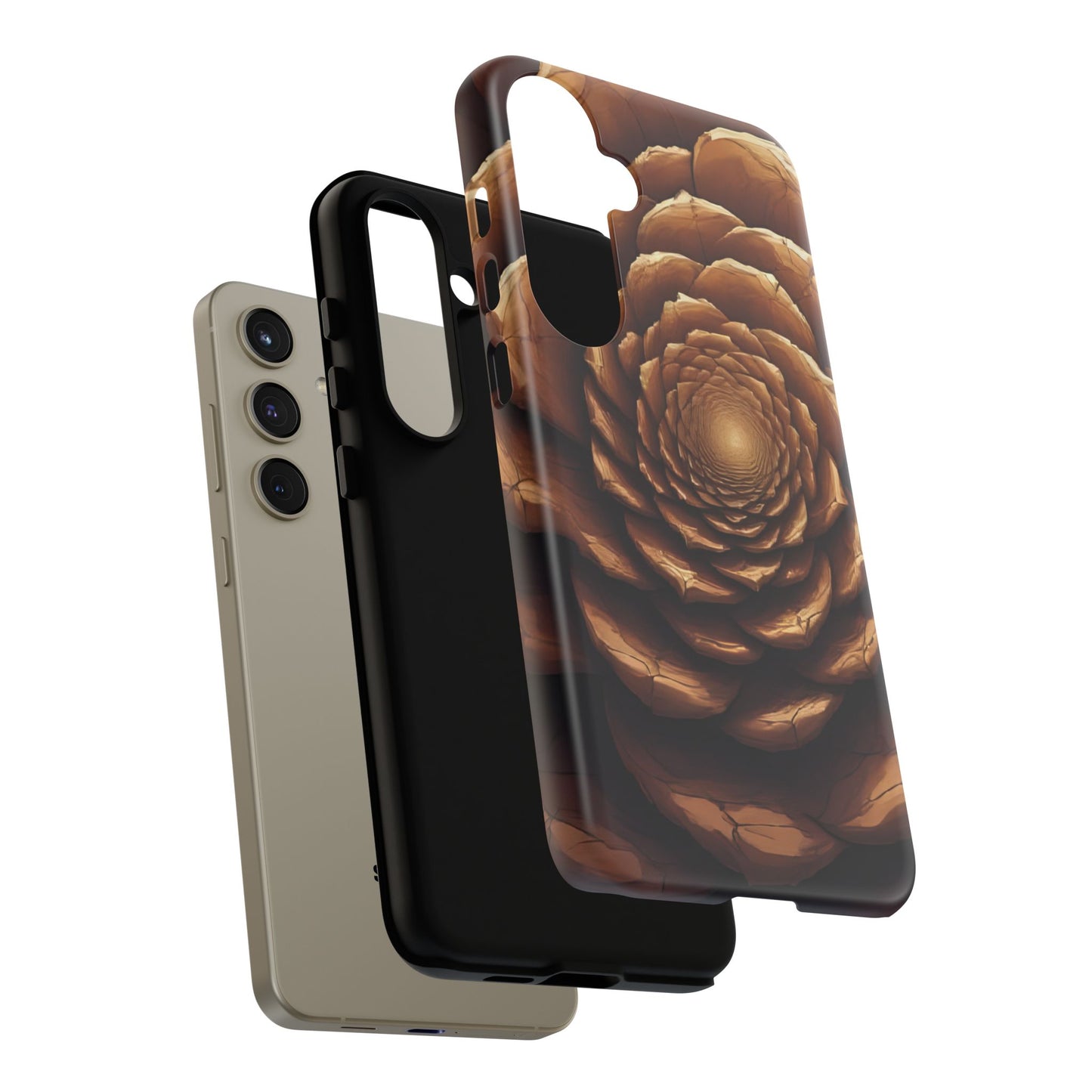 Forest Ember Case | Pinecone-Inspired Rustic Phone Protection